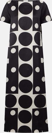 Dries Van Noten Abito lungo a pois