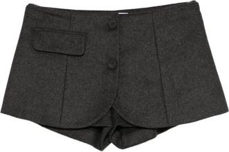 Vivetta M&eacute;lange-effect Tailored Shorts