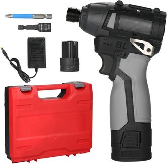 OEM Juego De Destornilladores El&eacute;ctricos Sin Escobillas De 16,8 V, Recargables, Potencia Extra Con Velocidad De 3450 Rpm Y Par De 140 Nm, Con Estuche Para