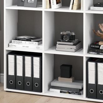 Vicco Separador De Ambientes Nove, Blanco, 104 X 108 Cm Con 2 Cajas Plegables