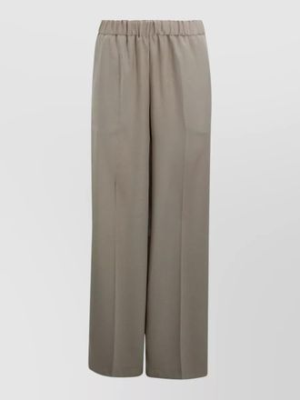 Parosh palazzo pants elastic waistband wide leg