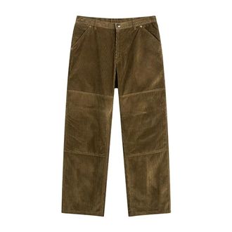 Moncler Straight Trousers, male, Green, Size: 2XL Pantalone