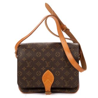 Louis Vuitton Pre-owned Womens Cartouchiere GM Shoulder Bag - Brown - One Size
