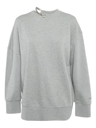 Stella McCartney chain-embellishment sweatshirt - Grey