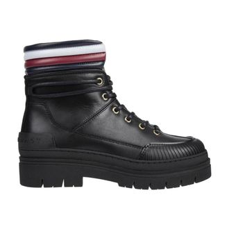 Tommy Hilfiger Dames, Schoenen, Zwart, Maat: 40 EU Leer
