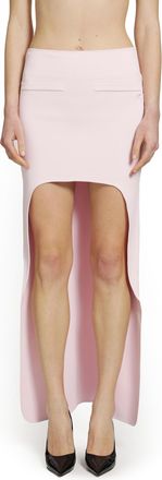 Courr&egrave;ges Circle Edged Long Knit Skirt