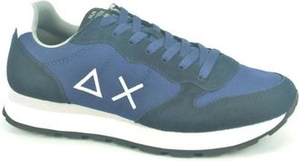Sun 68 Blauw Runner Sneakers - Heren - Sneakers - Blauw - 43 EU - Schoenen