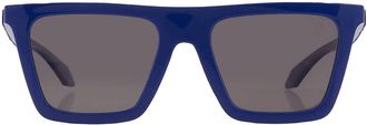 Versace Polarized Grey Browline Mens Sunglasses VE4468U 545081 53