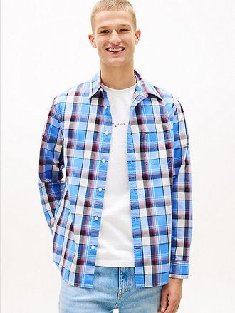 Tommy Hilfiger Regular Fit Check Poplin Shirt