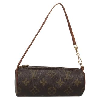 Louis Vuitton Papillon Pochette Monogram Canvas Brown Canvas Bag (Pre-Owned)