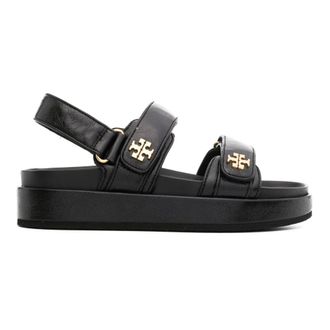 Tory Burch Sandals - female - Tory Burch - Flat Sandals - Black - 10 UK - Shoes