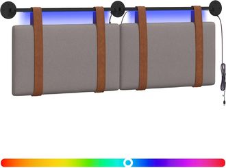 vidaXL Cabecero Colgante Topo Pu Antiguo Vidaxl
