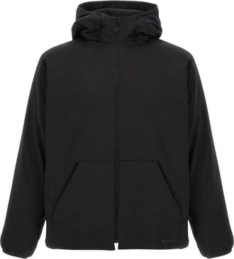 Snow Peak Flexibele Ge&iuml;soleerde Rits Parka - Heren - Sport - Zwart - Maat: L Leer