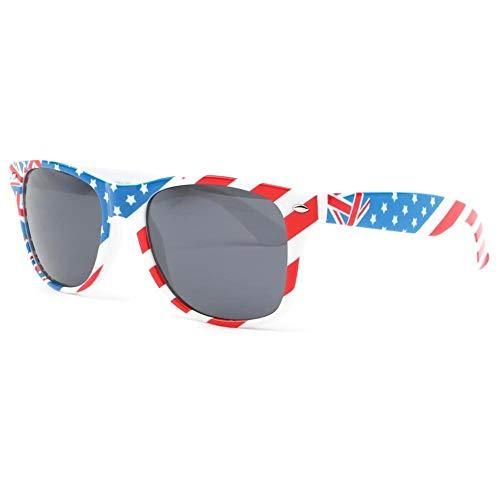 Lunettes de soleil ronde bleu Mully, lunette soleil miroir livré 48h