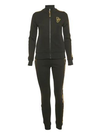 Fendi logo-applique tracksuit - Black
