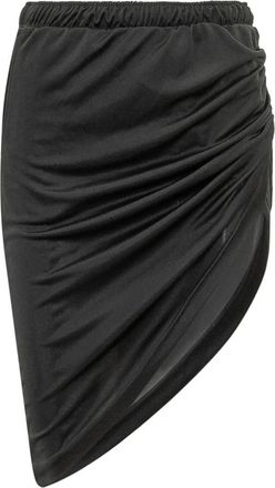 Courr&egrave;ges Asymmetrische Rok - Dames - Korte rokken - Zwart - M - Polyester - Rokken