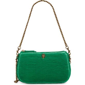 Kurt Geiger Kew Pouch Crossbody Bag in Green at Nordstrom Rack