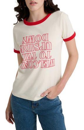Wrangler x Stranger Things Upside Down Graphic T-Shirt in Marshmallow at Nordstrom, Size Small