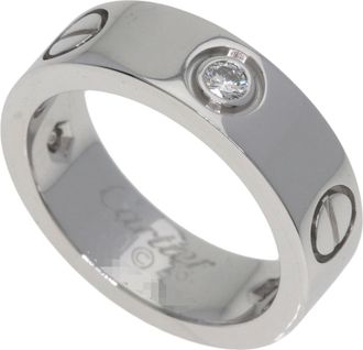 Cartier Love White Gold (18K) Band Ring (Pre-Owned)