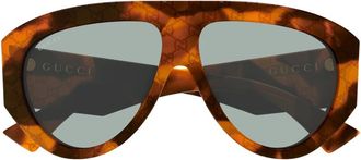 Gucci Sunglasses, male, Brown, Size: 58 MM Gg2128S Sunglasses