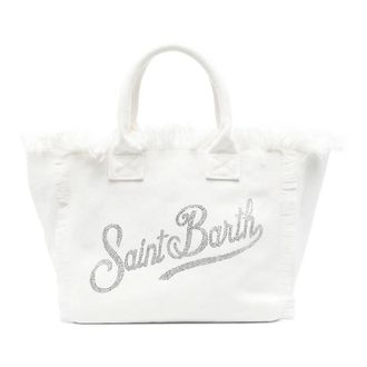 MC2 Saint Barth Tote Bags, female, White, Size: ONE SIZE Vanity Shoulder Bag