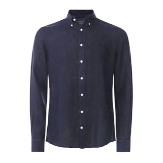 Hackett Camicia blu tinta in capo - - Shirts - Uomo - Blu - M