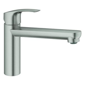 GROHE Mezclador Monomando De Fregadero Eurosmart 30463 Salida Media Alta Acero