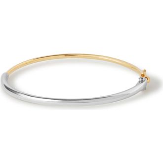 Astley Clarke Gold & Silver Aurora Bangle in Gold And Silver at Nordstrom