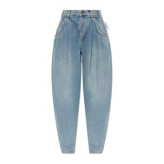 Moschino Jeans, Dames, Blauw, XS, Loose-fit Jeans