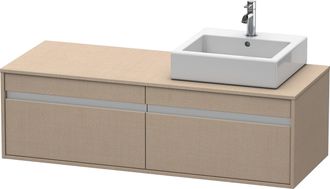 Duravit Duravit - Mueble Bajo Lavabo 550x1400x426m Ketho Con Iluminaci&oacute;n En Re Lin