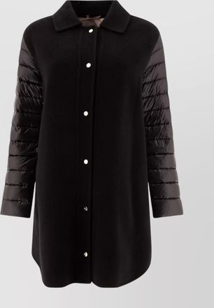 Herno wool quilted collar coat