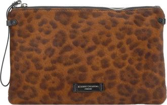 Gianni Chiarini Hermy Clutch - Dames - Clutches - Bruin - ONE Size - Leer - Tassen