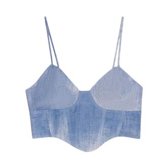 Ermanno Scervino Mujer, Camisetas, Azul, Talla: M