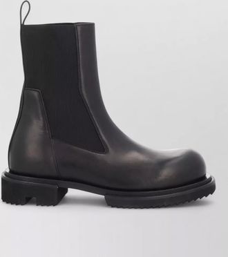 Rick Owens leather chelsea boots