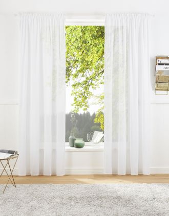 LeGer Home by Lena Gercke Vorhang »Lanea« Multifunktionsband 1 Stk. tlg. Leinenoptik, 1 Schal, verschiedene Grössen