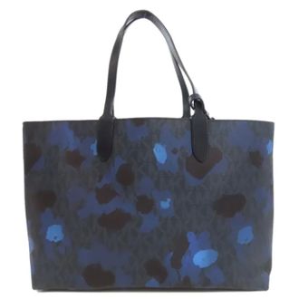 Michael Kors Pre-owned Tote Bags, female, Blue, Size: ONE SIZE Pre-owned Plastic handbags