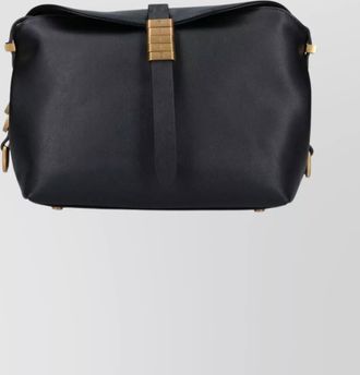 Pinko saddle baguette small leather shoulder bag