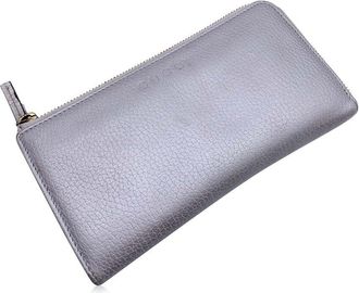 Gucci Metallic Leather Continental Wallet (Authentic Pre-Loved)