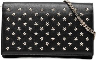 Saint Laurent Pre-owned Saint Laurent Calfskin Star Studded Kate Wallet On Chain Ladies 863F199VJB1SB5NZ