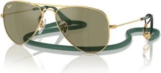 Ray-Ban Stijlvolle Zonnebril voor dagelijks gebruik - unisex - Zonnebrillen - Geel - 52 MM - Accessoires
