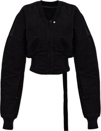 Rick Owens Flight Jacket Cropped - Dames - Bomber jackets - Zwart - S - Jassen