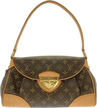 Louis Vuitton Pre-owned Monogram Schoudertas - Dames - Vintage Handtas - Bruin - ONE Size - Vintage