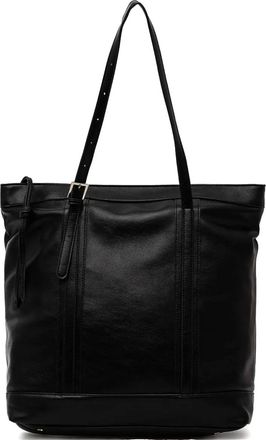 Sisley faux-leather tote bag - Black