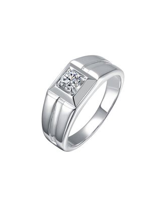 Rachel Glauber Plated Cz Statement Ring