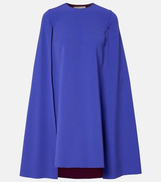 Roksanda Ilincic Twiggy caped crêpe cocktail dress