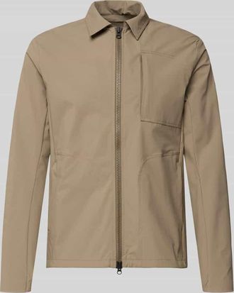 Scandinavian Edition Regular Fit Jacke mit Umlegekragen Modell Motion in Sand, Gr&ouml;&szlig;e XXL