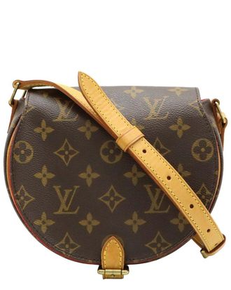 Louis Vuitton Brown Monogram Canvas Shoulder Bag (Authentic Pre-Loved)
