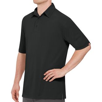 Red Kap Mens Big and Tall Big & Tall Professional Polo Shirt - - XXXL Black