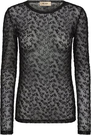 Mos Mosh Tops met lange mouwen - Dames - Blouses - Zwart - L - Overhemden