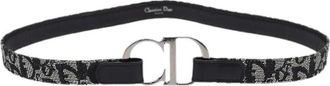 Dior Pre-owned Vintage riem - Dames - Vintage Accessoires - Zwart - ONE Size - Tweed - Vintage